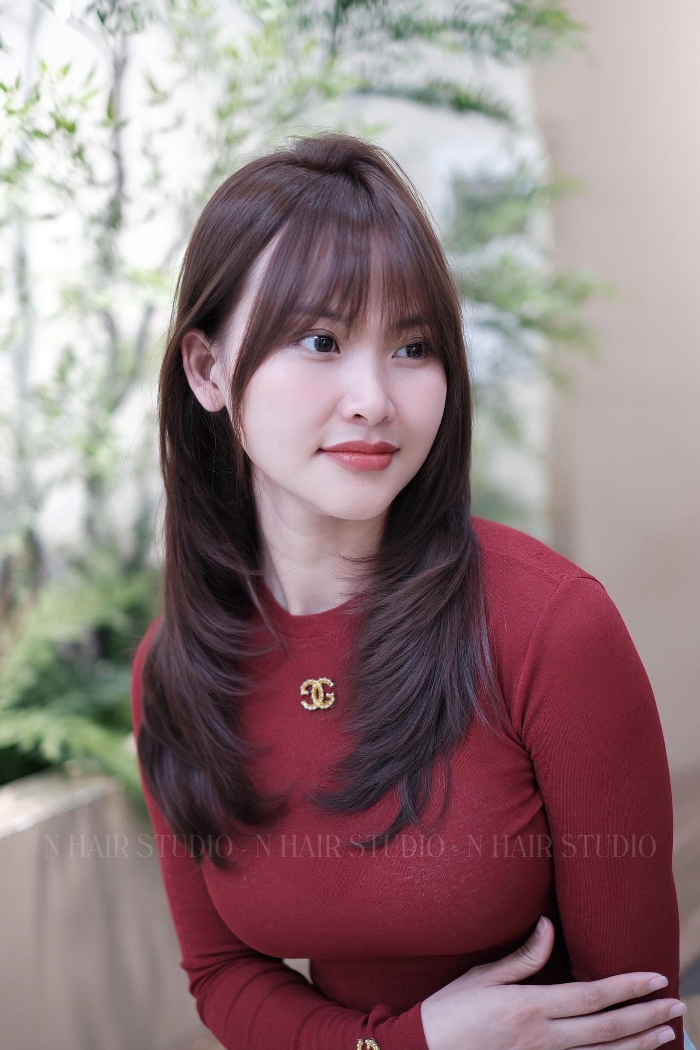 Tóc layer dài tự nhiên tại N HAIR STUDIO